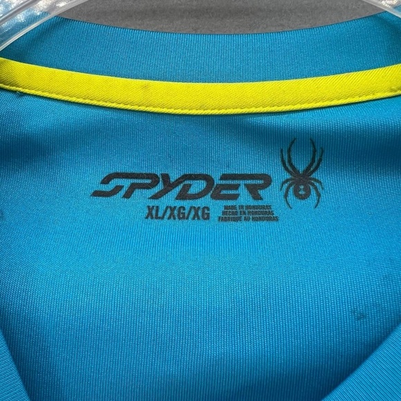 Spyder Boys Swim T-shirt Rash guard Light Blue Boys Size XL Great Condition - Picture 6 of 10